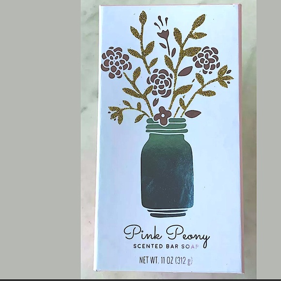CST COMMONWEALTH SOAPS PINK PEONY SCENTED BAR NEW - Picture 2 of 3
